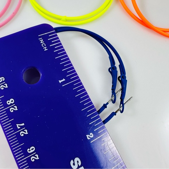 Large hope earring wardrobe is so many fun colors! NEW! - Picture 3 of 3